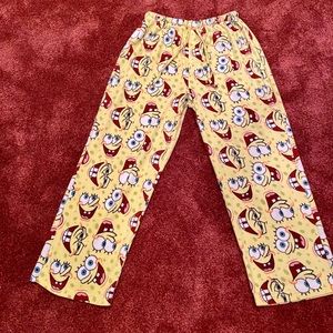 Sponge bob pajama bottoms